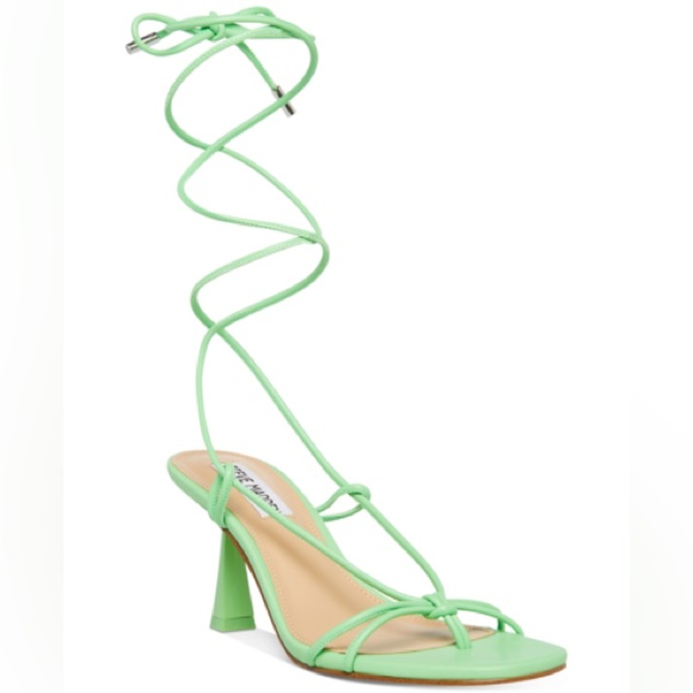 Brand New Steve Madden Mint Green Strappy Heels